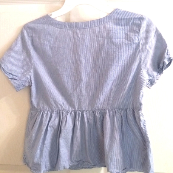 American Eagle Outfitters EUC Top Blouse ShirtS/P Embroidery Boho.Spring… - Picture 8 of 8
